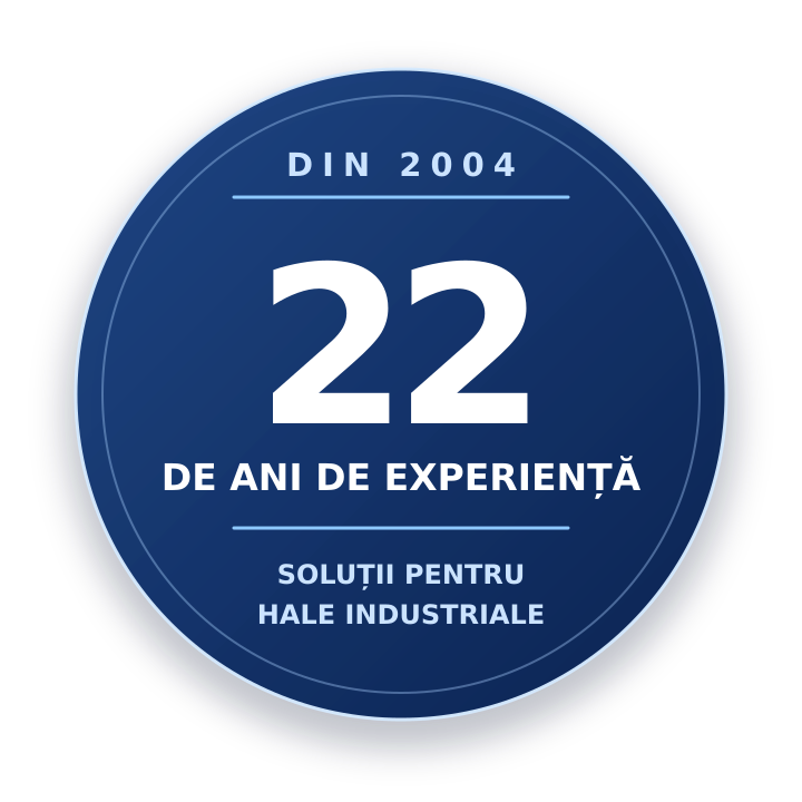 Systema România — din 2004, 22 de ani de experiență în soluții pentru hale industriale